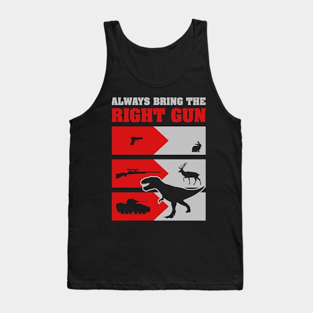 Bring The Right Gun Tank Top by veerkun